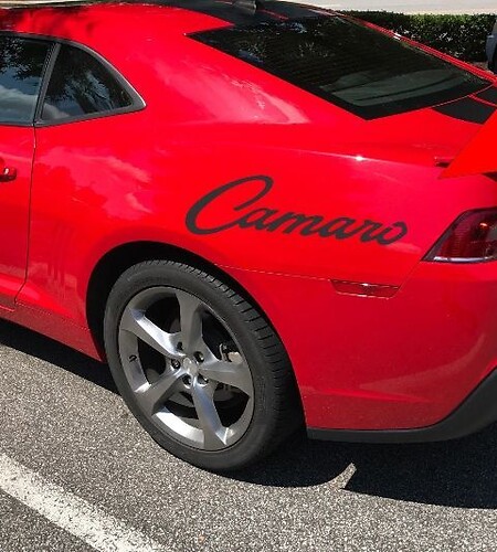 2 Chevrolet camaro back vinyl sticker decals Chevy Graphics sport racing autobot