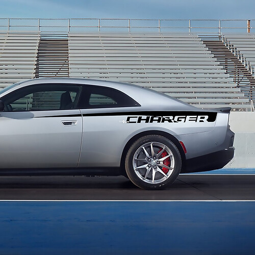 Side Quater Panel decal Sticker stripes for Dodge Charger Electric