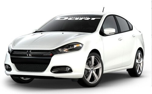 Dodge Dart Windshield Vinyl Decal Stickers