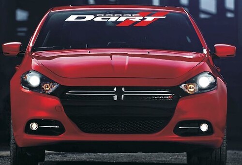 Dodge Dart Windshield Vinyl Decal Sticker
