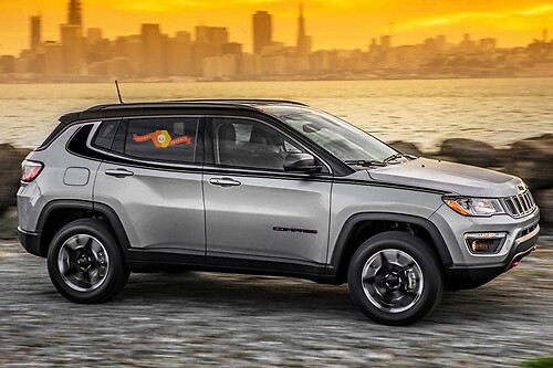 2017-2018 Jeep Compass ALTITUDE Vinyl Graphic Stripe Any Colour Pin Striping Upper Sticker Decal
