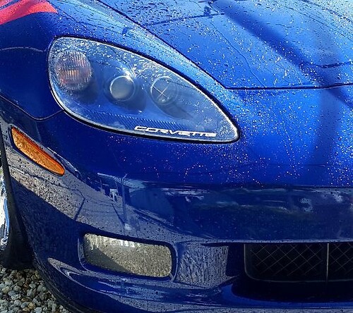 Chevy Corvette 2006-2013 Z06 Headlight Graphic Stickers Decals