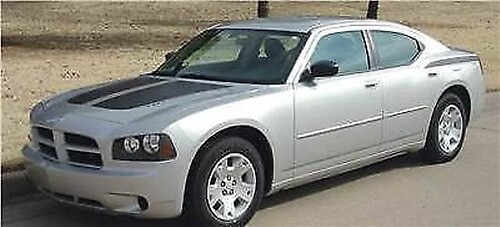 Large Hood Stickers Decals Stripes Any Colour Graphics * Vinyl fits 06 07 08 09 10 DODGE CHARGER