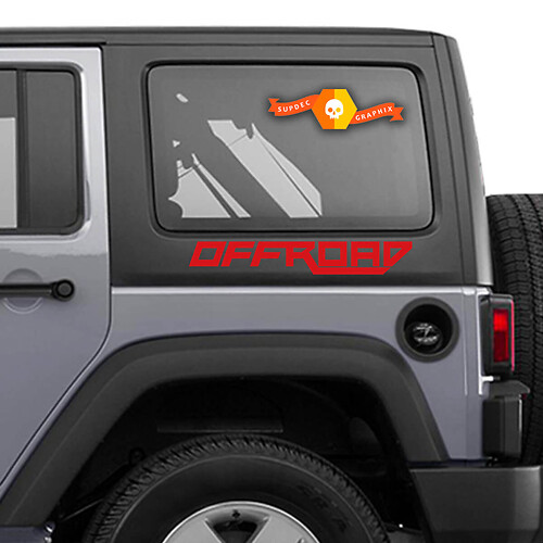 Lettering Decal Sticker Emblem Logo Vinyl Off Road F Type For Toyota Jeep Wrangler
