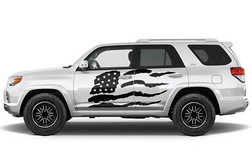 Toyota 4runner (2010-2017) Custom Vinyl Sticker Decal Wrap Kit - Patriot
