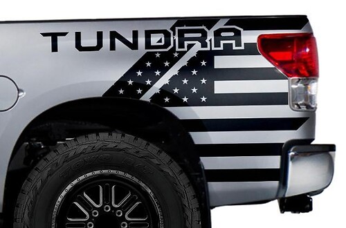 TOYOTA TUNDRA (2007- - 2020 ) CUSTOM VINYL Sticker Decal WRAP KIT - TUNDRA USA
