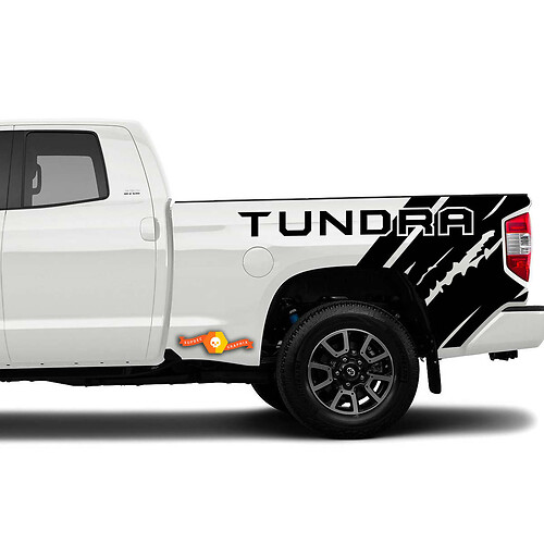 Toyota Tundra (2014-2020) Custom Vinyl Sticker Decal Kit - Tundra Quarter
