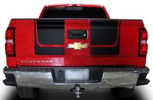 Chevy Silverado (2014-2017) Custom Vinyl Sticker Decal Wrap Kit - Hood And Tailgate Stripes 2