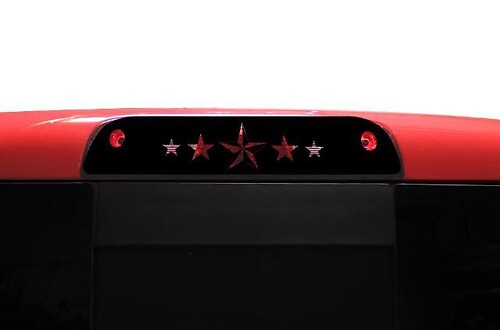 Chevy Silverado (2014-2017) Custom Vinyl Sticker Decal 3rd Brakelight Wrap Kit - Nautical