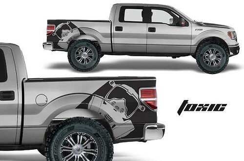 Ford F-150 (2009-2014) Custom Vinyl Sticker Decal Kit - Toxic
