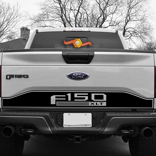 Ford F-150 (2015-2017) Vinyl Sticker Decal Wrap Kit - F-150 Tailgate