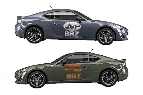 Special BRZ Car Truck Window Bumper Car Hood Car Roof Vinyl Decal Sticker