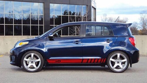 2X Multiple Color Graphics xD Symbol Car Racing Vinyl Sticker Decal Sticke