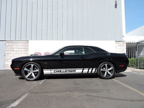 2X Multiple Color Graphic Dodge Challenger Car Symbol Racing Vinyl Decal Sticker