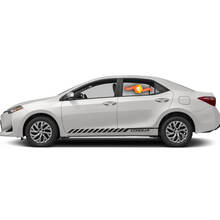 Racing Graphic Stripe Car Vinyl Decal Sticker for Toyota Corolla 2014 - 2018
 2