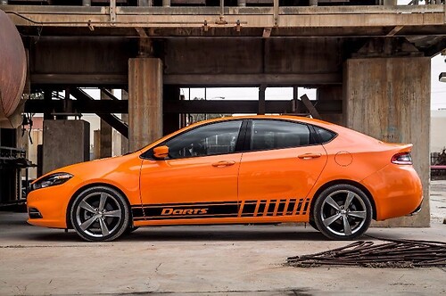 2X Nguva Zvawakasiyana Mavheji Dodge Darts Chirongwa Mota Racing Vinyl Decal Sticker
