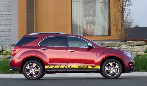 Multiple Color Graphic Trax / Equinox / Traverse Car Racing Decal Sticker