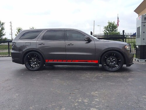 Multiple Color Graphic Journey / Durango / Grand Caravan Car Racing Sticker Decal