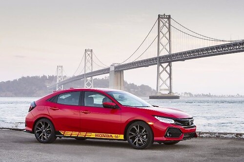 Multiple Color Graphics Civic Hatchback / Type R Car Racing Decal Sticker