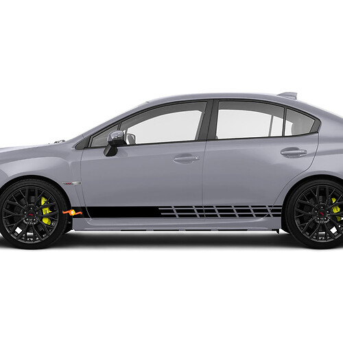 Suba සංඛ්‍යා වර්ග රේසින් ආර්ත් ඩිකල් ස්ටිකර් පිටකය Suba BRZ WRX Outback කාර්යය සඳහා
