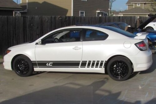 2X Multiple Color Graphics tC Symbol Car Racing Vinyl Decal Sticker