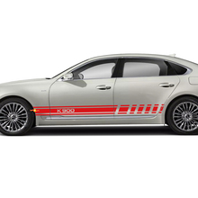Side Racing Stripes Vinyl Decal Sticker fit to Kia K900 2