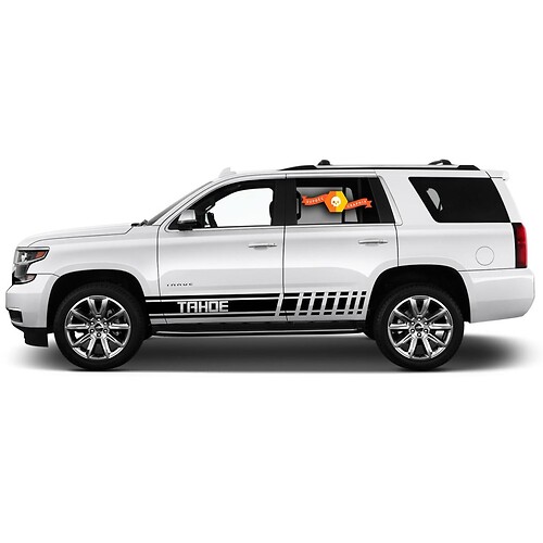 2X Multiple Color Graphics Chevrolet Tahoe Symbol Car Racing Vinyl Decal Sticker
