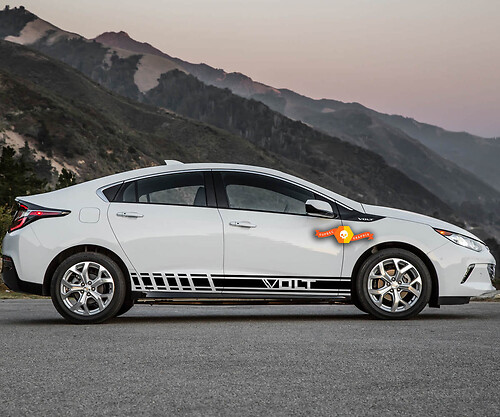 2X Multiple Color Graphics Chevrolet Volt Symbol Car Racing Vinyl Decal Sticker
