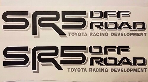 SR5 off road toyota tacoma tundra truck decal Sticker (set)
