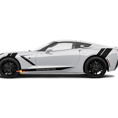 Corvette Side Door and Rear Fender Stripes for Chevy Corvette