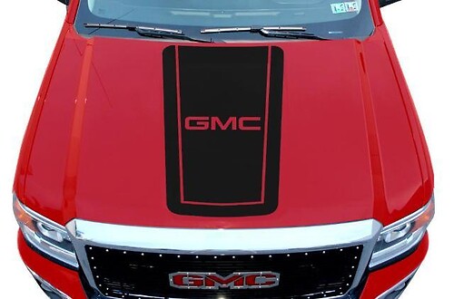 Gmc Sierra (2014-2017) Custom Vinyl Hood Sticker Decal Wrap Kit - Gmc
