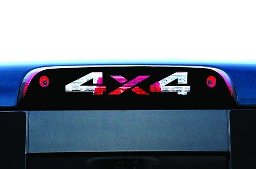 Gmc Sierra 2014-2017 Custom Vinyl Sticker Decal 3rd Brake Light Wrap Kit