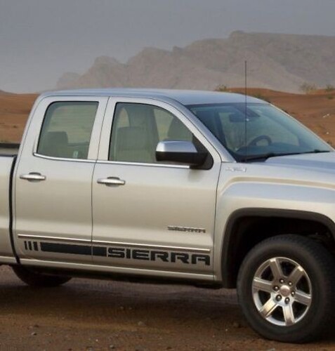 Side stripes Sticker Decal for GMC Sierra door panel graphics
