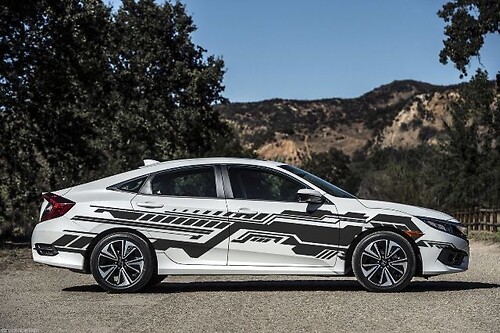 Technical Square Graphic Stripe Decal Sticker Car Truck Vehicle SUV