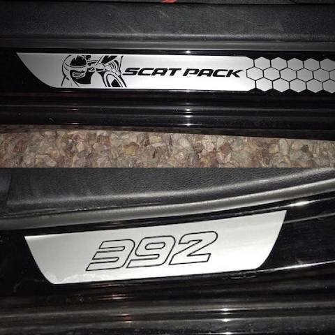 SCAT PACK 392 Charger Door Sill Stickers Decals Scatpack