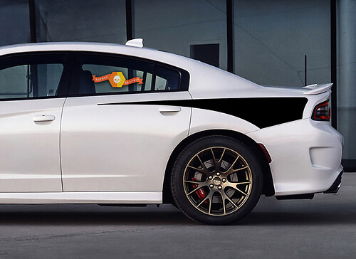 Dodge Charger Blank Rear Quarter Side Stripe 2015 2016 2017 -2020 Hemi SRT RT SCAT PACK