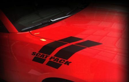 SCAT PACK Hash Style Stripes 2015 2016 2017 MOPAR SRT 392 Scatpack