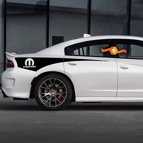 Dodge Charger MOPAR Rear Quarter Side Stripe 2015 2016 2017 Hemi SRT RT