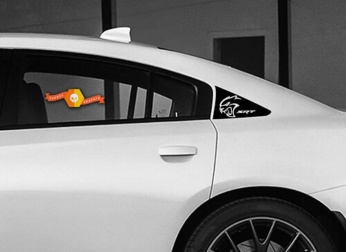 Dodge Charger HELLCAT C Pillar Sticker Decal 2011 2012 2013 2014 2015 2016 2017  - 2020 SRT