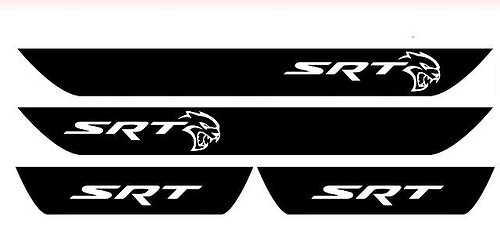 Hellcat SRT Dodge Charger Vinyl Door Sill Stickers Decals SRT 2016 2017 2018 S
