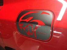 Dodge Charger HELLCAT SRT Gas Door Vinyl Overlay 2015+ Hemi Mopar decal sticker 2