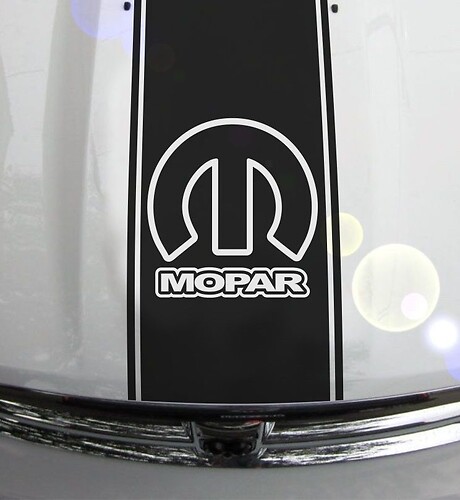 1500 2500 3500 Ram Truck Hood Stripes Vinyl Mopar Decal Sticker Graphic DHS-002
