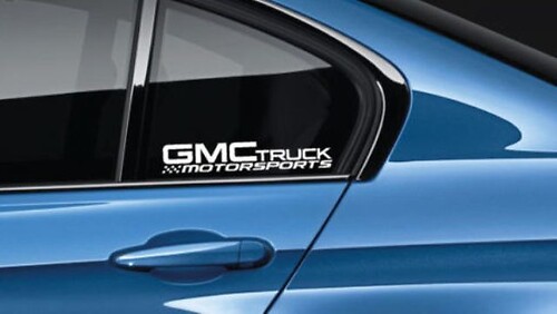 GMC Truck Motorsport Sticker Truck Acadia Sierra yukon denali American Pair