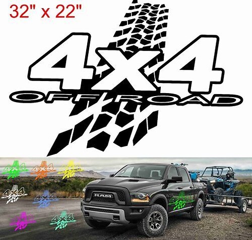 BEST 4x4 Sticker Decal MUD Off Road style