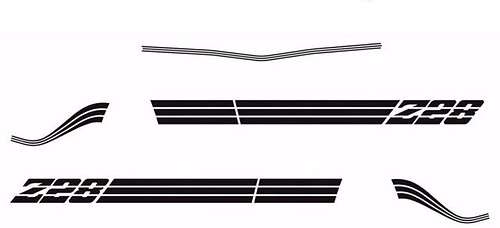 1980 1981 Chevrolet Camaro Z28 Stickers Decals & Stripes Kit