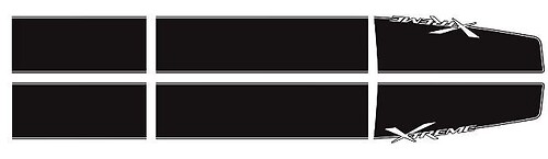 Chevrolet Colorado Rally Racing Extream Stripes kit S-10 GMC Canyon