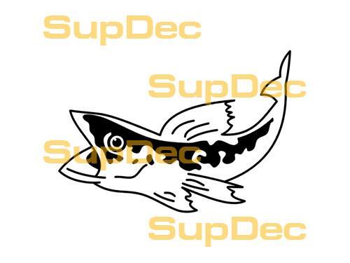 FISH Vinyl Art Wall  Window Bathroom Sticker Decal removable #5