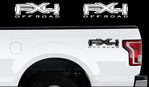 Ford F-150 Fx4 OFF ROAD ଟ୍ରକ୍ ବେଡ୍ ଡେକାଲ୍ ସେଟ୍ ଭିନିଲ୍ ଷ୍ଟିକର୍‌ଗୁଡ଼ିକ
