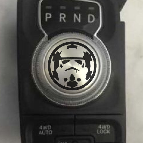 Dodge Ram Empire Shift Knob Decal Sticker Graphic Vinyl Gear Drive Park