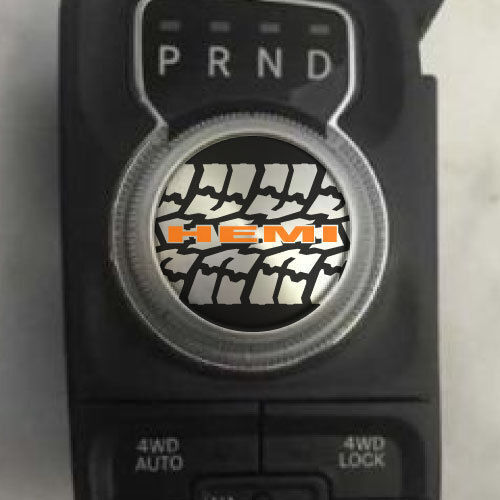 Dodge Ram Rebel Hemi Shift Knob Decal Sticker Graphic Vinyl Gear Drive Neutral